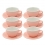 Club House Tulipano Cappuccino m. Underkop Mat Rosa 26 cl 6 Stk