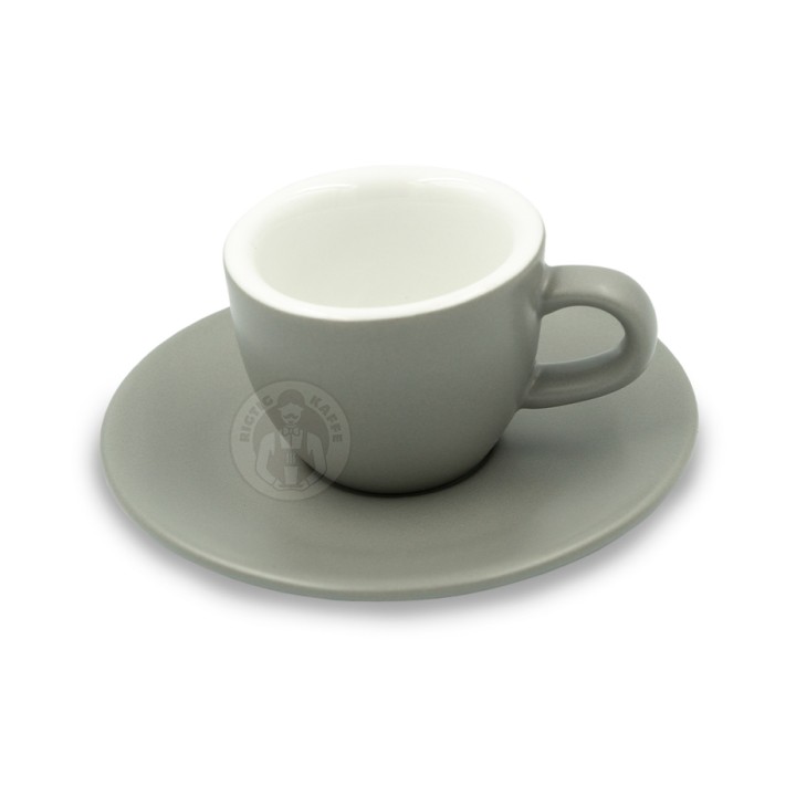 Club House Tulipano Espresso m. Underkop Mat Grå 7 cl 6 Stk