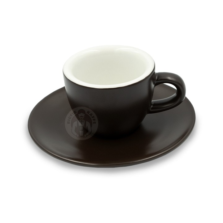 Club House Tulipano Espresso m. Underkop Mat Brun 7 cl 6 Stk