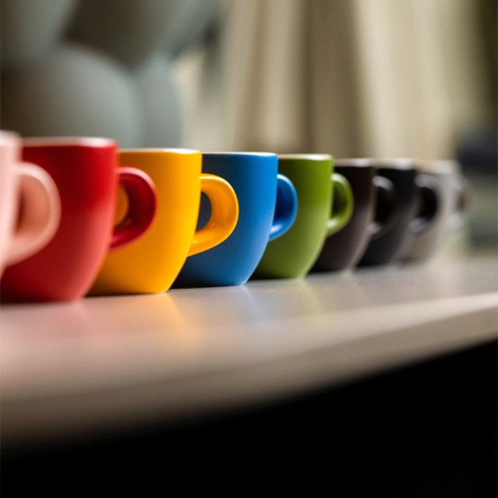Club House Tulipano Espresso m. Underkop Mat Brun 7 cl 6 Stk