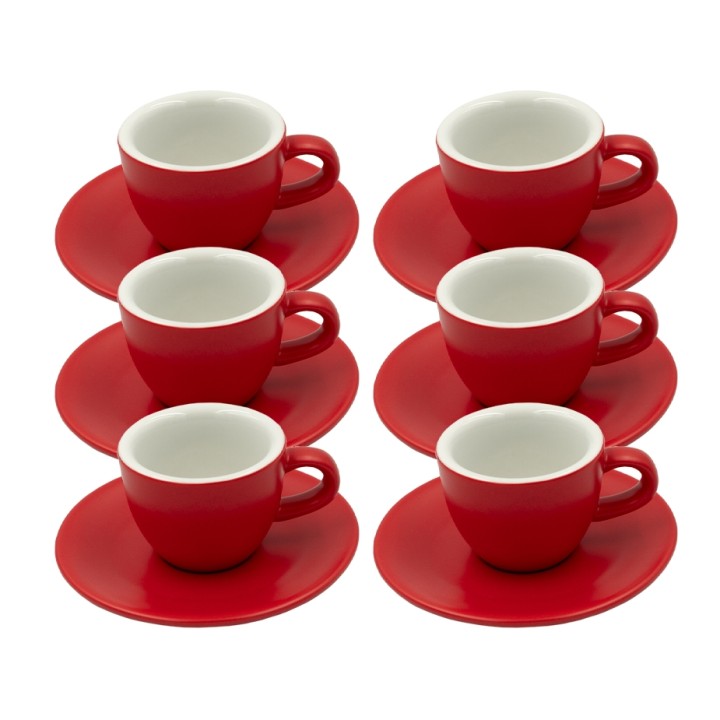 Club House Tulipano Espresso m. Underkop Mat Rød 7 cl 1 Stk