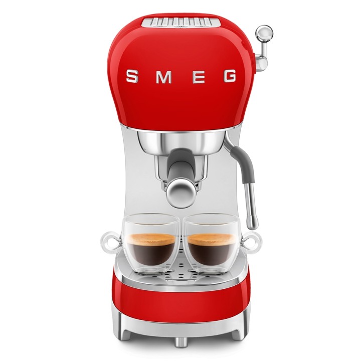 Smeg ECF02RDEU Espressomaskine Rød