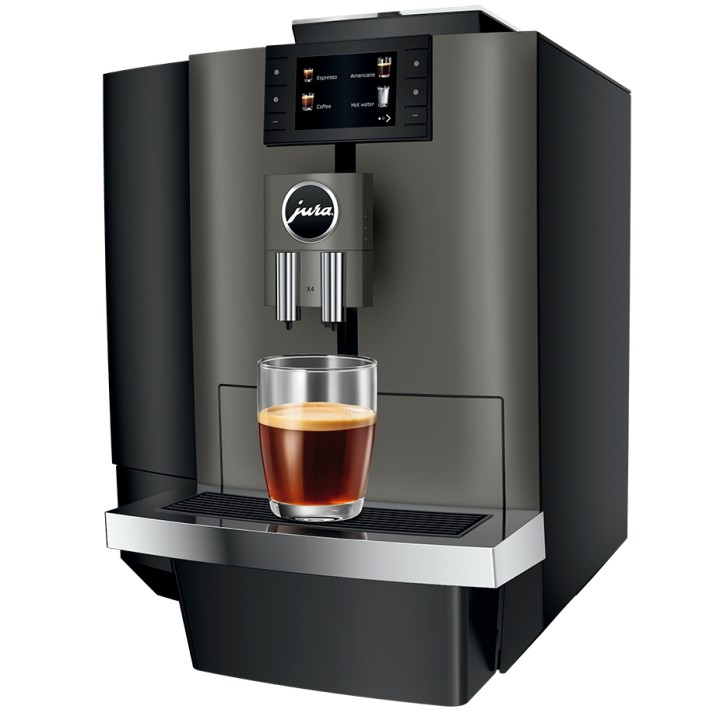 Jura X4 (EA) Dark Inox Espressomaskine Inkl. Startpakke Jura X4 (EA) Dark Inox Espressomaskine Inkl. Startpakke