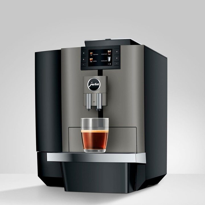 Jura X4 (EA) Dark Inox Espressomaskine Inkl. Startpakke Jura X4 (EA) Dark Inox Espressomaskine Inkl. Startpakke