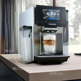 Siemens TQ715R03 EQ700 Inox Espressomaskine Siemens TQ715R03 EQ700 Inox Espressomaskine
