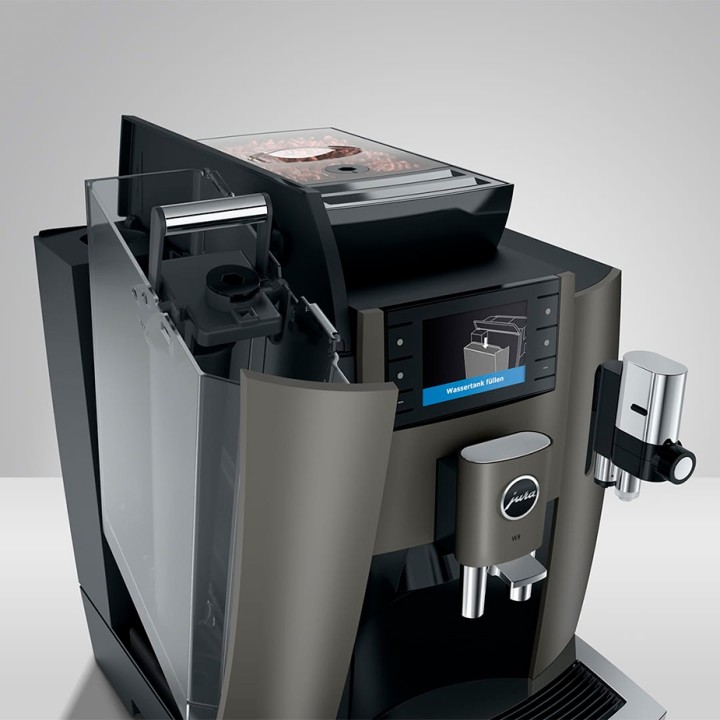 Jura W8 (EA) Dark Inox Espressomaskine Inkl. Startpakke Jura W8 (EA) Dark Inox Espressomaskine Inkl. Startpakke