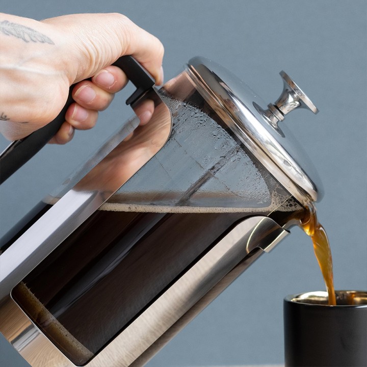 La Cafetière Roma 12 Kop. Stempelkande Rustfrit Stål La Cafetière Roma 12 Kop. Stempelkande Rustfrit Stål