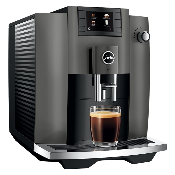 Jura E6 (EC) Dark Inox Espressomaskine Inkl. Pleje & 3kg Kaffe