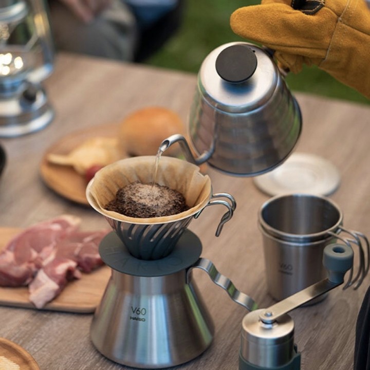 Hario V60 Outdoor Kettle Buono 0,5 L Stål Hario V60 Outdoor Kettle Buono 0,5 L Stål