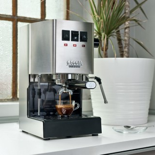 Gaggia Classic E24 Stål Espressomaskine Gaggia Classic E24 Stål Espressomaskine