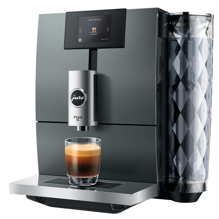Jura ENA 5 (EA) Night Inox Espressomaskine Inkl. Startpakke (DK sprog) Jura ENA 5 (EA) Night Inox Espressomaskine Inkl. Startpakke (DK sprog)