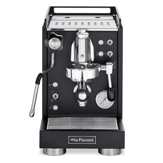 La Pavoni Mini Cellini Sort LPSMCB01EU Espressomaskine Inkl. Eureka Mignon Zero Mat Sort Espressokværn