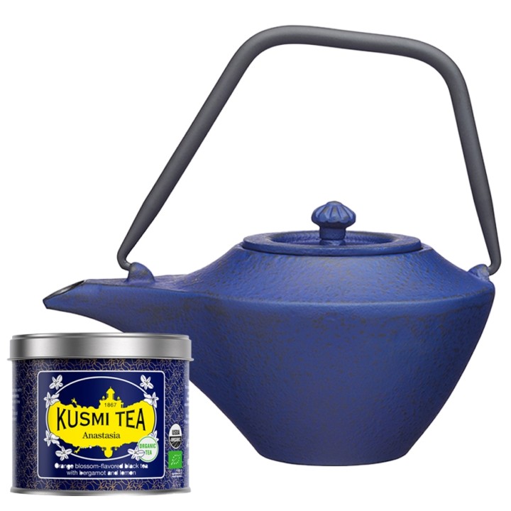 La Cafetière Japanese 0,45 L Tebrygger Blå Inkl. Kusmi Te Anastasia Økologisk 100g La Cafetière Japanese 0,45 L Tebrygger Blå Inkl. Kusmi Te Anastasia Økologisk 100g