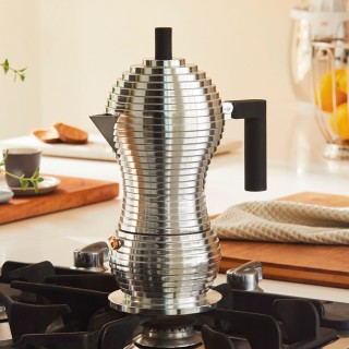 Alessi Pulcina Induktion 6 Kop. Espressokande Sort