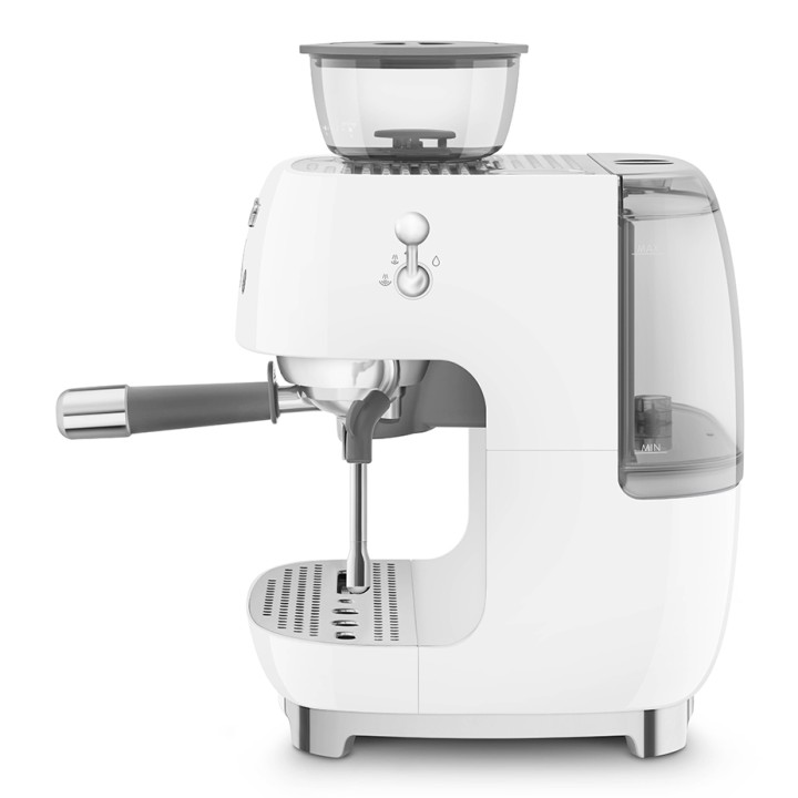 Smeg EGF03WHEU Manuel espressomaskine Inkl. Mælkekande & 1,5kg Rigtig Kaffe