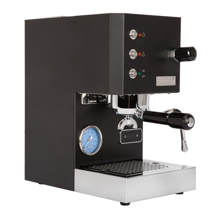 Profitec GO Mat Sort Espressomaskine Inkl. Eureka Mignon Libra Chrome/Mat Sort Espressokværn