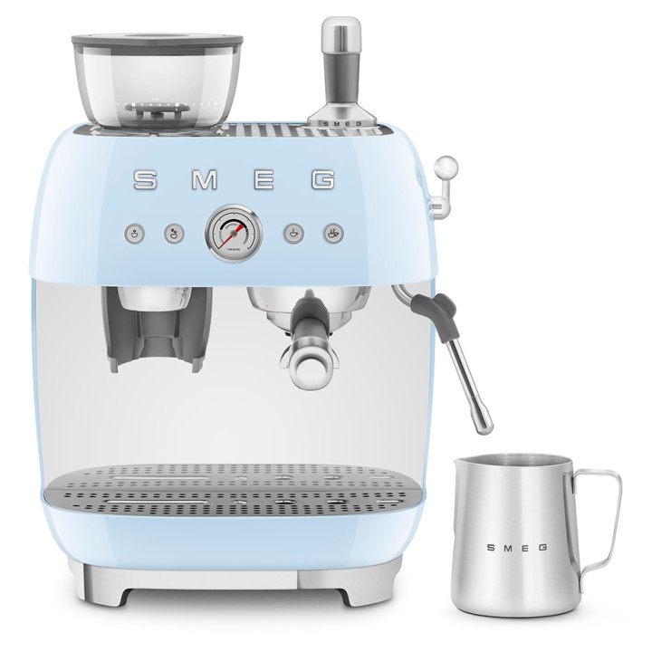 Smeg EGF03PBEU Manuel espressomaskine Inkl. Kværn Pastelblå