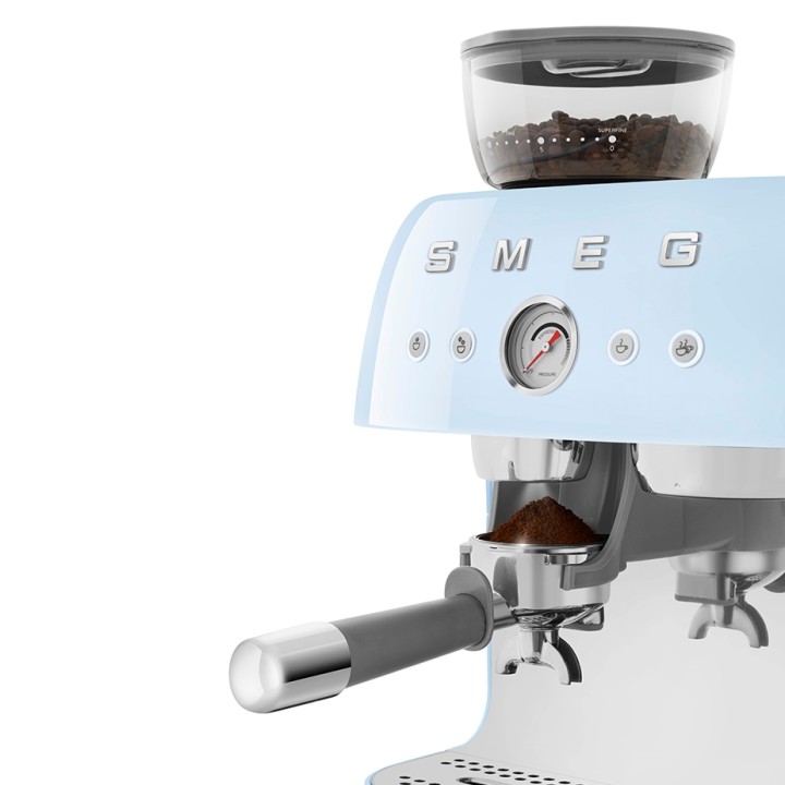 Smeg EGF03PBEU Manuel espressomaskine Inkl. Kværn Pastelblå
