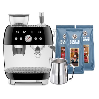 Smeg EGF03BLEU Manuel espressomaskine Inkl. Kværn Sort