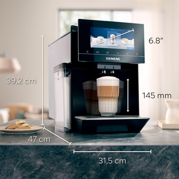 Siemens TQ903R09 EQ900 Espressomaskine Inkl. Rigtig Kaffe Brun Serie 6x400g Hele Kaffebønner