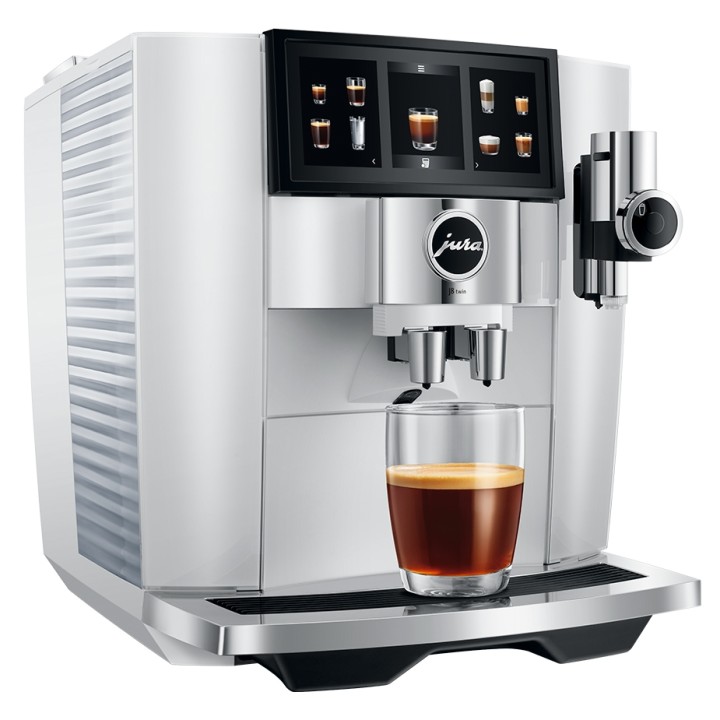 Jura J8 Twin (EA) Diamond White Espressomaskine Inkl. Startpakke
