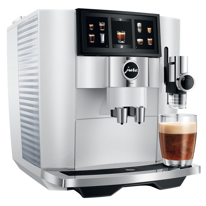 Jura J8 Twin (EA) Diamond White Espressomaskine Inkl. Startpakke