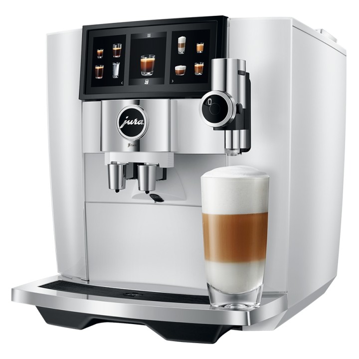 Jura J8 Twin (EA) Diamond White Espressomaskine Inkl. Startpakke