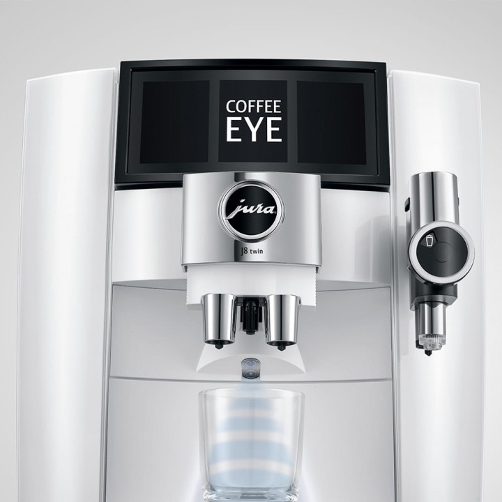 Jura J8 Twin (EA) Diamond White Espressomaskine Inkl. Startpakke