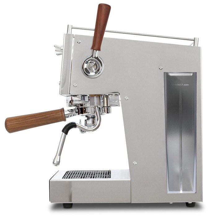 Ascaso Steel Duo Plus Poleret Stål Espressomaskine Inkl. Eureka Espressokværn & Baristapakke
