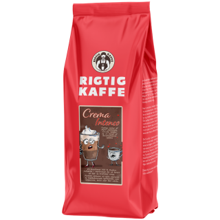Rigtig Kaffe Crema Intenso 10kg Hele kaffebønner Inkl. Kaffeplakat Rigtig Kaffe COFFEE DRINKS 50x70cm