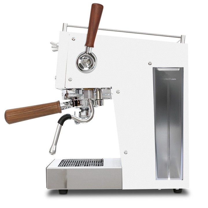 Ascaso Steel Duo Plus White Espressomaskine Inkl. Eureka Mignon Libra Chrome/Hvid Espressokværn & Cappuccinokopper