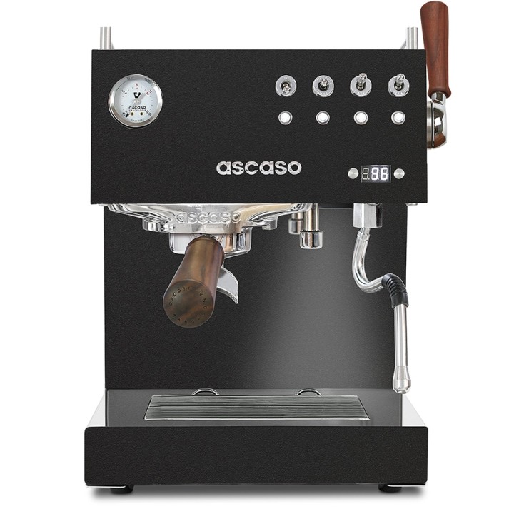 Ascaso Steel Duo Plus Black Espressomaskine Inkl. Eureka Espressokværn & Cappuccinokopper