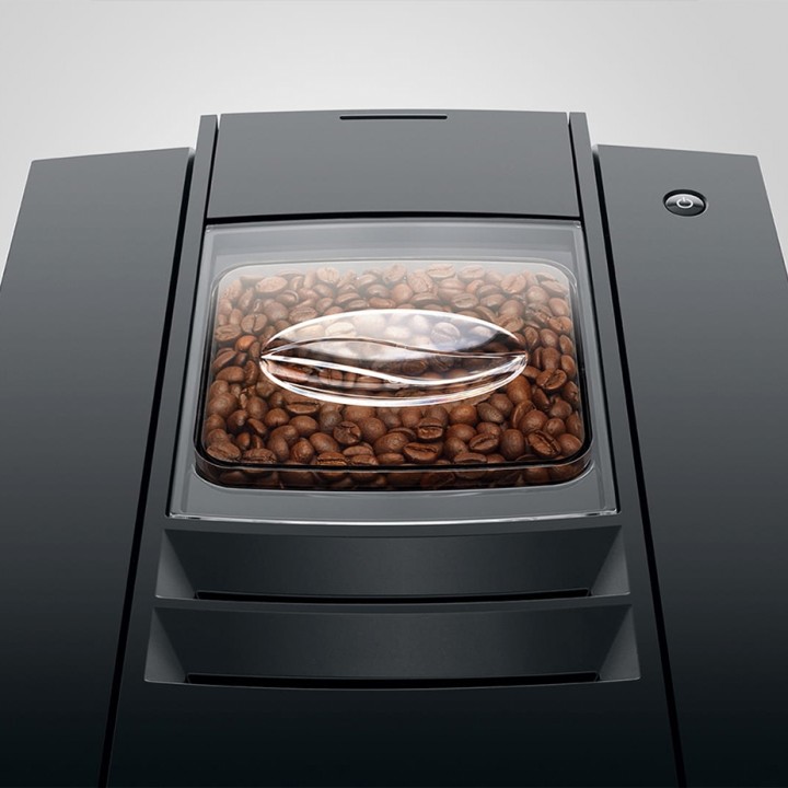 Jura E8 (EC) Dark Inox Espressomaskine Inkl. Startpakke (DK sprog), Mælkebeholder, Rigtig Kaffe & Pleje