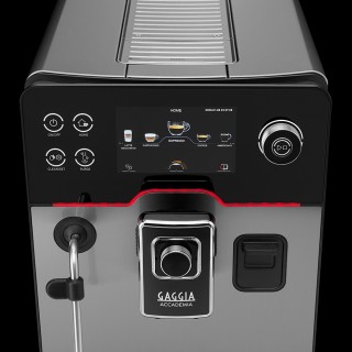 Gaggia Accademia Stål Espressomaskine Inkl. Proff Mælkekande 0,5L & 6kg Rigtig Kaffe Crema Intenso