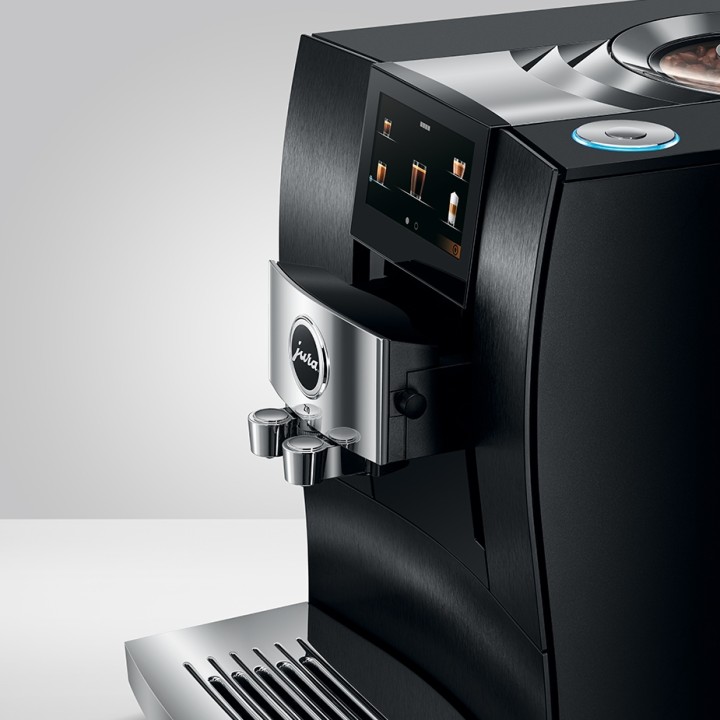 Jura Z10 (EA) Aluminium Black Espressomaskine Inkl. Startpakke DK sprog, Mælkebeholder, 3kg Rigtig Kaffe & Pleje