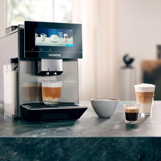 Siemens TQ907R03 EQ900 s700 Espressomaskine Inkl. 6kg Rigtig Kaffe Crema Intenso Hele kaffebønner