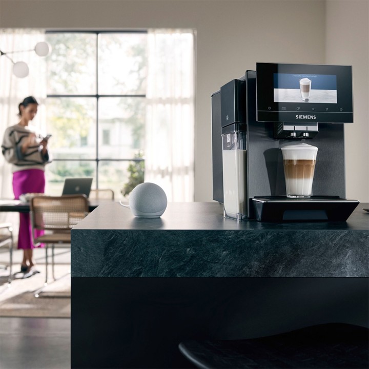 Siemens TQ905RZ5 EQ900 Plus Inkl. Siemens Termokande, Multi Calc/Clean TZ800Z3 & 6kg Rigtig Kaffe Crema Intenso