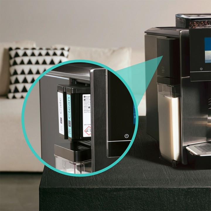 Siemens TQ905RZ5 EQ900 Plus Inkl. Siemens Termokande, Multi Calc/Clean TZ800Z3 & 6kg Rigtig Kaffe Crema Intenso