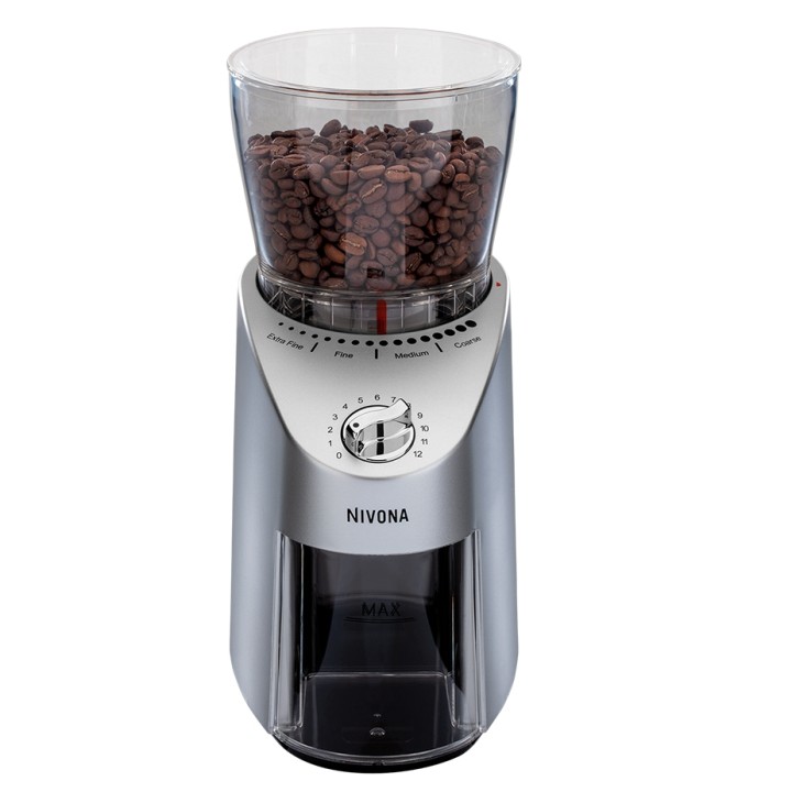 Nivona Cafe Grano 130 Elektrisk Kaffekværn Inkl. 2kg Crema Intenso Hele kaffebønner