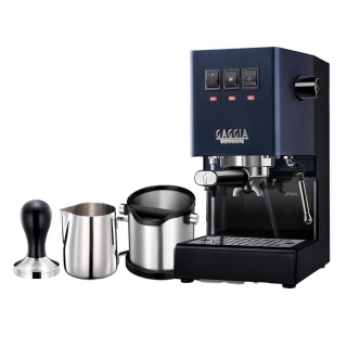 Gaggia Classic E24 Blå Espressomaskine Inkl. Baristaudstyr Gaggia Classic E24 Blå Espressomaskine Inkl. Baristaudstyr