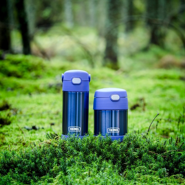 Thermos  Funtainer Drikkeflaske m. Sugerør 355 ml Violet