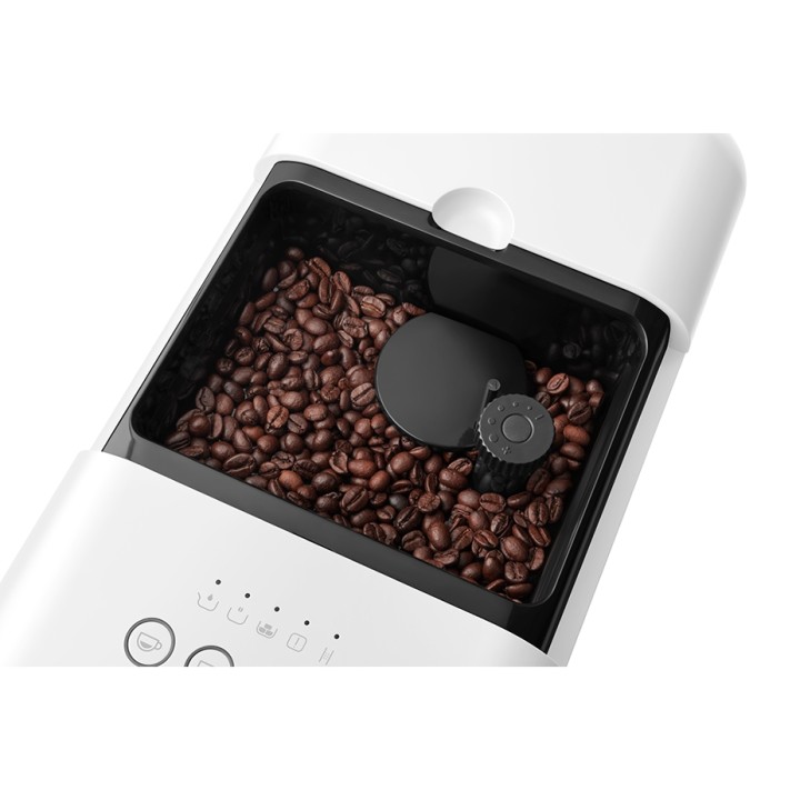 Smeg BCC12WHMEU Espressomaskine Hvid Inkl. Mælkekande 0,35L & Rigtig Kaffe Crema Intenso 1kg Hele kaffebønner Smeg BCC12WHMEU Espressomaskine Hvid Inkl. Mælkekande 0,35L & Rigtig Kaffe Crema Intenso 1kg Hele kaffebønner