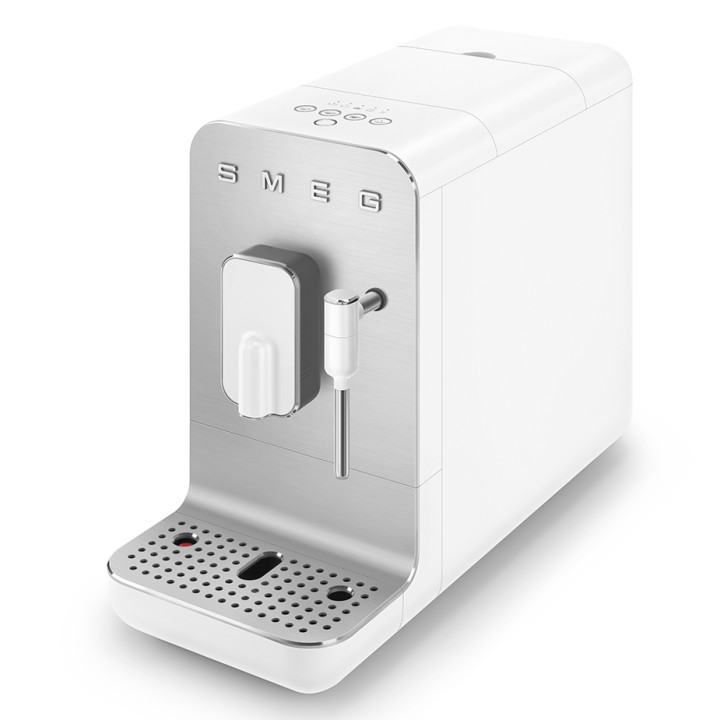 Smeg BCC12WHMEU Espressomaskine Hvid Inkl. Mælkekande 0,35L & Rigtig Kaffe Crema Intenso 1kg Hele kaffebønner Smeg BCC12WHMEU Espressomaskine Hvid Inkl. Mælkekande 0,35L & Rigtig Kaffe Crema Intenso 1kg Hele kaffebønner