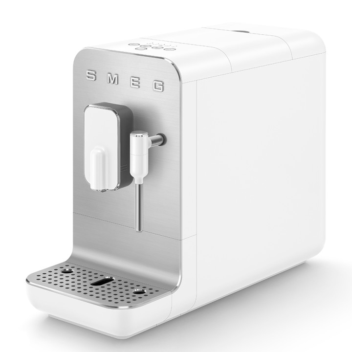 Smeg BCC12WHMEU Espressomaskine Hvid Inkl. Mælkekande 0,35L & Rigtig Kaffe Crema Intenso 1kg Hele kaffebønner Smeg BCC12WHMEU Espressomaskine Hvid Inkl. Mælkekande 0,35L & Rigtig Kaffe Crema Intenso 1kg Hele kaffebønner