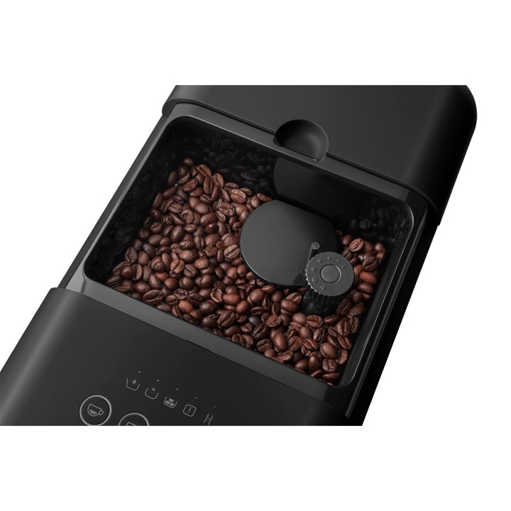 Smeg BCC12BLMEU Espressomaskine Sort Inkl. Mælkekande 0,35L & Rigtig Kaffe Crema Intenso 1kg Hele kaffebønner Smeg BCC12BLMEU Espressomaskine Sort Inkl. Mælkekande 0,35L & Rigtig Kaffe Crema Intenso 1kg Hele kaffebønner