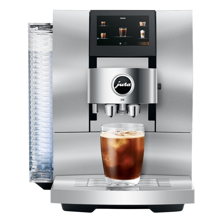 Jura Z10 (EA) Aluminium White Espressomaskine Inkl. Startpakke DK sprog & 6kg Rigtig Kaffe Crema Intenso Hele kaffebønner