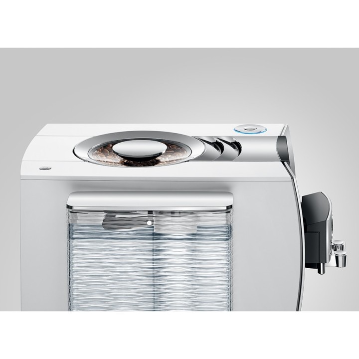 Jura Z10 (EA) Aluminium White Espressomaskine Inkl. Startpakke DK sprog & 6kg Rigtig Kaffe Crema Intenso Hele kaffebønner