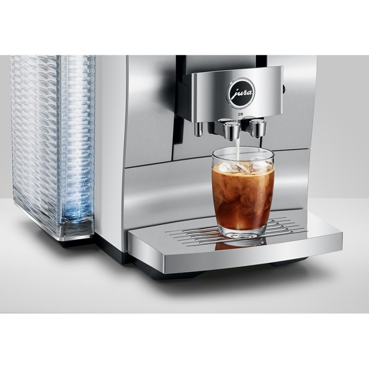 Jura Z10 (EA) Aluminium White Espressomaskine Inkl. Startpakke DK sprog & 6kg Rigtig Kaffe Crema Intenso Hele kaffebønner