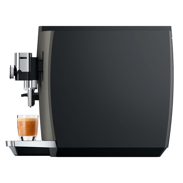 Jura S8 (EB) Dark Inox Espressomaskine Inkl. Startpakke DK sprog & 6kg Rigtig Kaffe Crema Intenso Hele kaffebønner