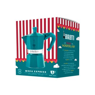 Bialetti Moka Express 3 Kop. Espressokande Turkis – Winter Wonderland Limited Edition